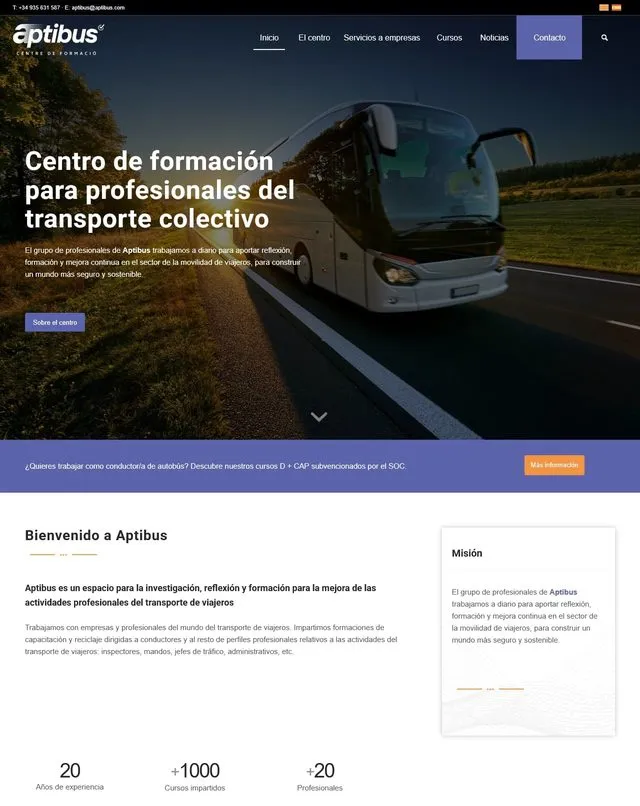 Web de aptibus (Formación)