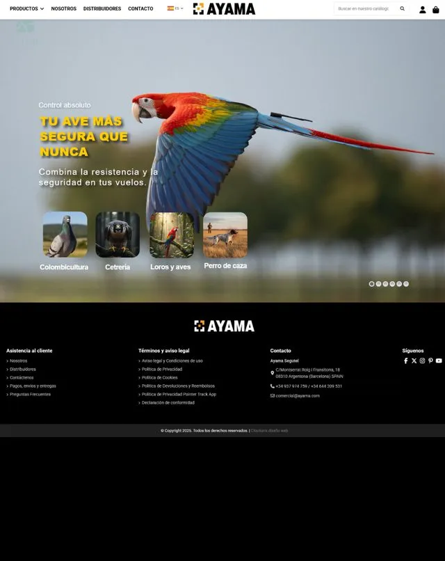 Web de Ayama (GPS)