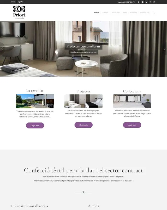 Web de priort (Decoración)