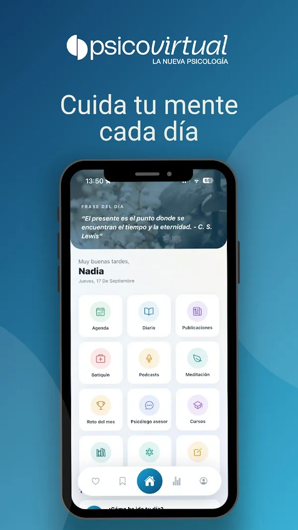 App de Psicovirtual: cuida tu mente cada día