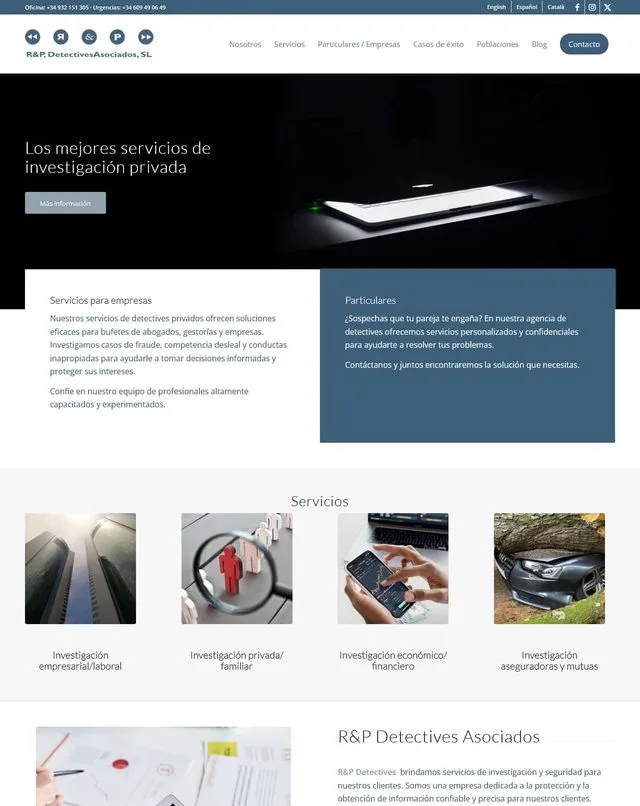 Web de detectives (Detectives)
