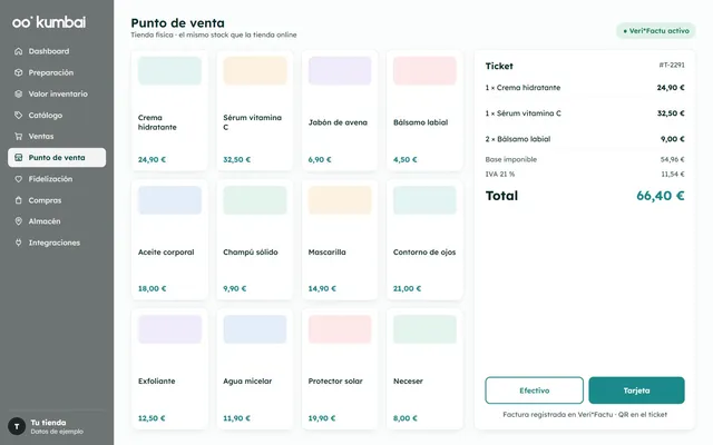 Kumbai: el punto de venta